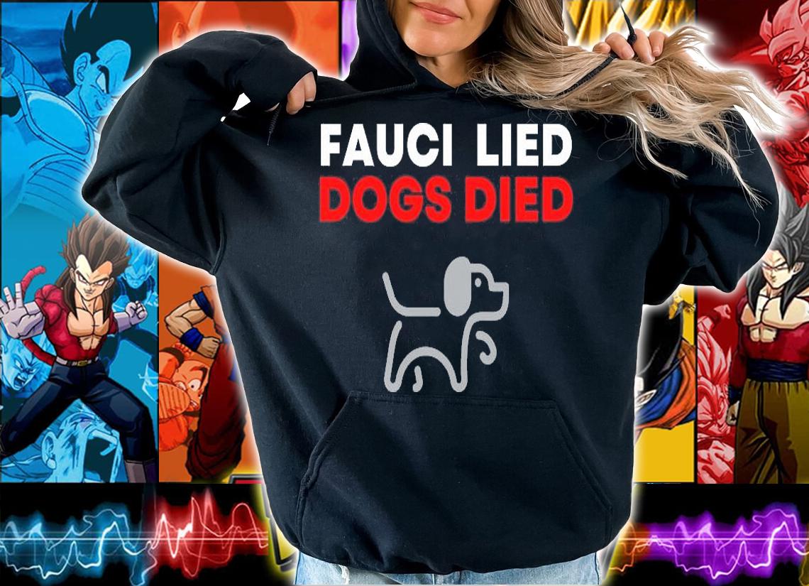 Dr. Anthony Fauci Lied, Dogs Died Animal Cruelty Testing T-Shirt