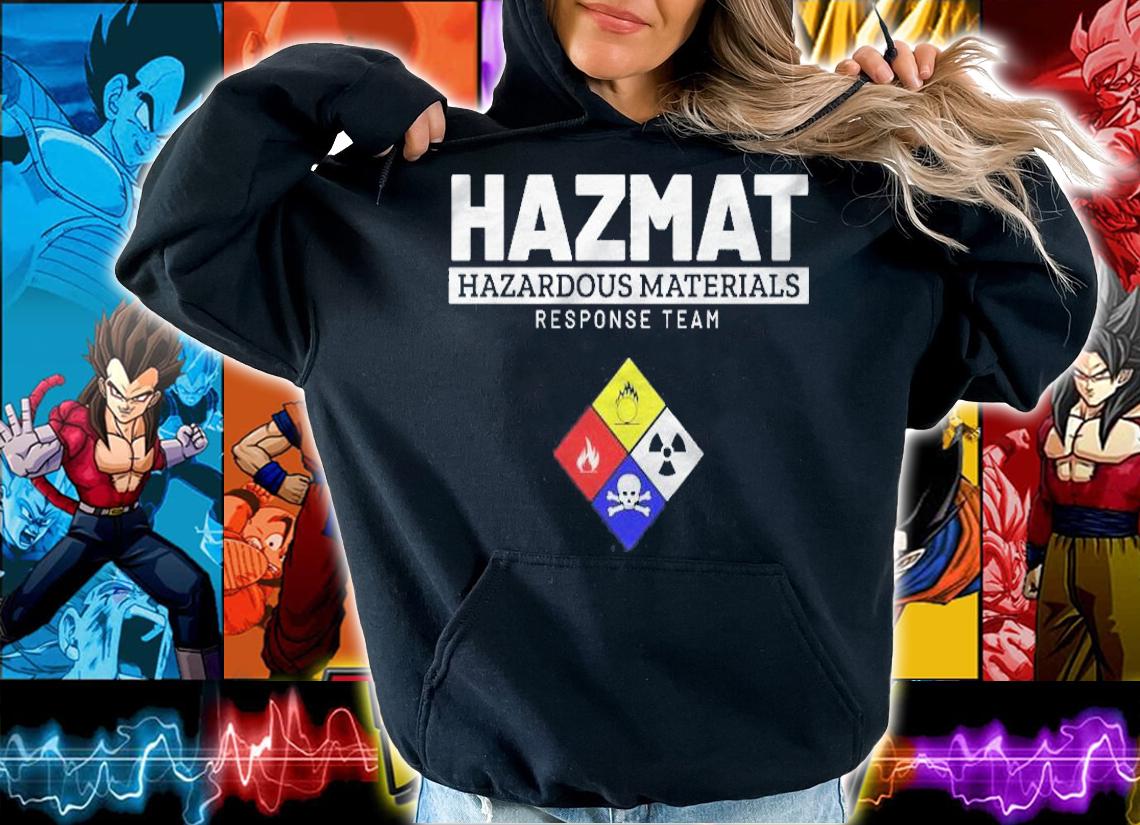 Hazmat Inspired Hazardous Materials Team Related Haz Mat Des T-shirt hoodie