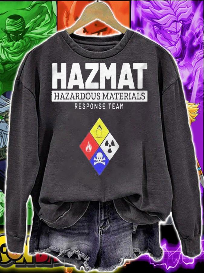 Hazmat Inspired Hazardous Materials Team Related Haz Mat Des T-shirt sweatshirt