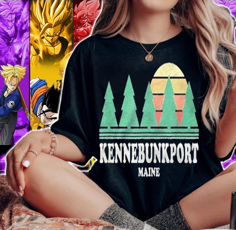 Kennebunkport Me Vintage Throwback Tee Retro 70S Design Shirt woman shirt