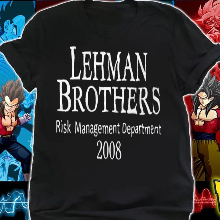 Lehman Brothers Risk Management Department 2008 Shirt shirt