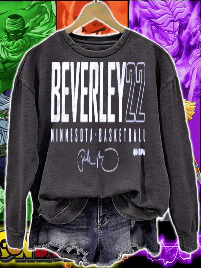 Patrick Beverley 22 Minnesota Basketball Signatures Shirt sweatshirt