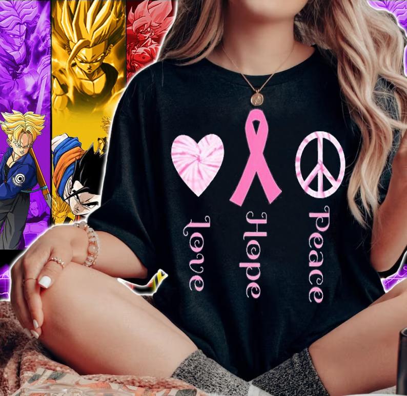 Peace Hope Love T-Shirt woman shirt