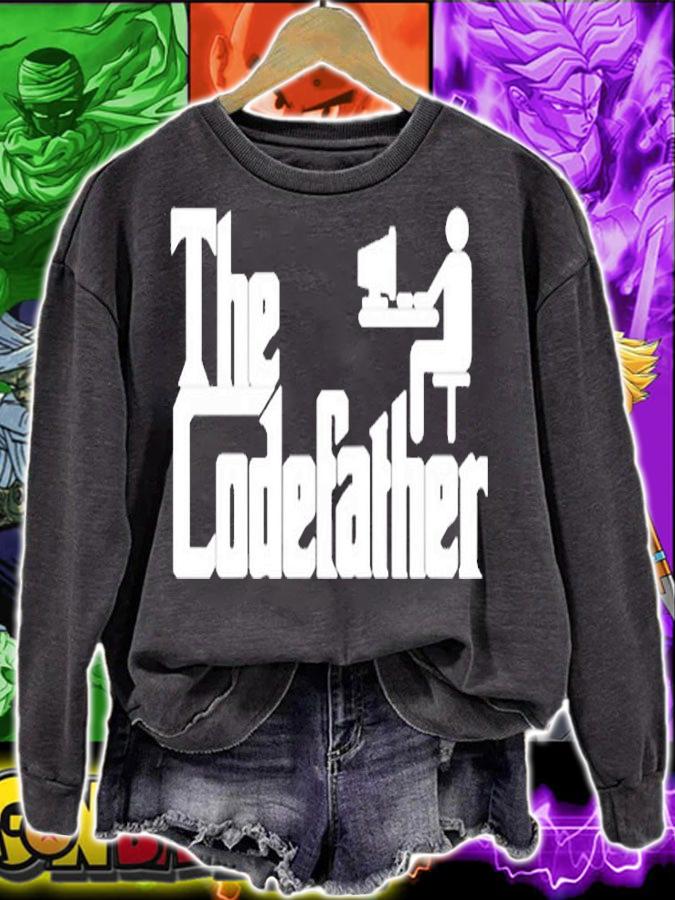 Programmer Coding Hacker Codefather Coder T-Shirt sweatshirt