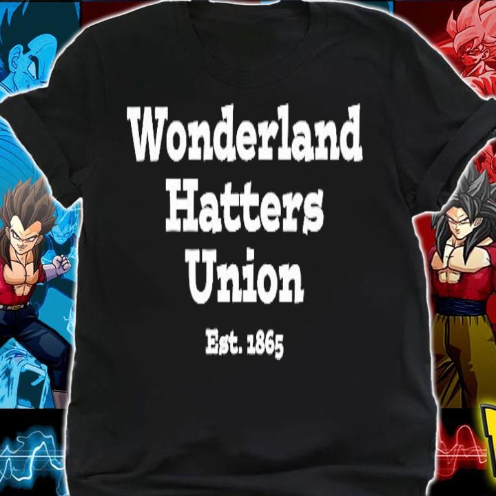 Wonderland Hatters Union Alice In Wonderland Shirt shirt