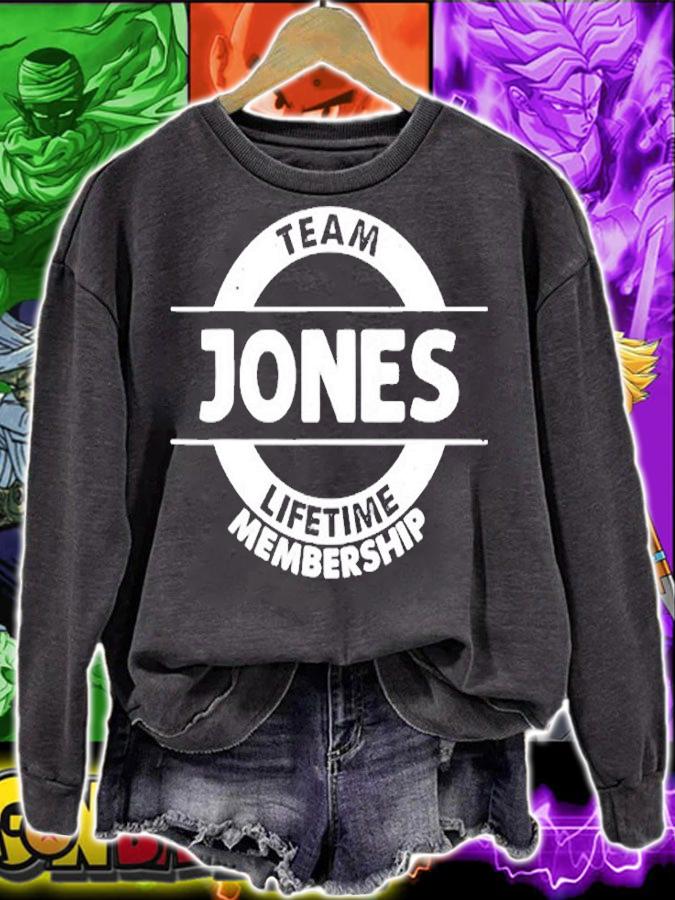 Jones Gift Funny Surname Family Tree Birthday Reunion Idea T-Shirt