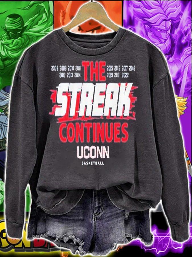 Uconn The Streak Continues T-Shirt sweatshirt