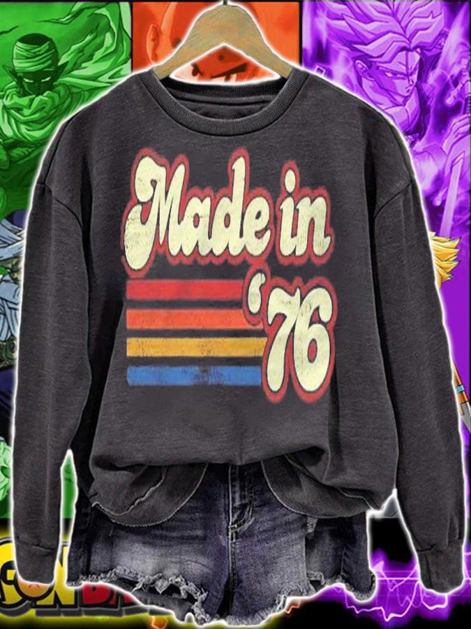 Vintage 1976 45Th Birthday Made In 1976 Born In 1976 Ver2 Shirt sweatshirt