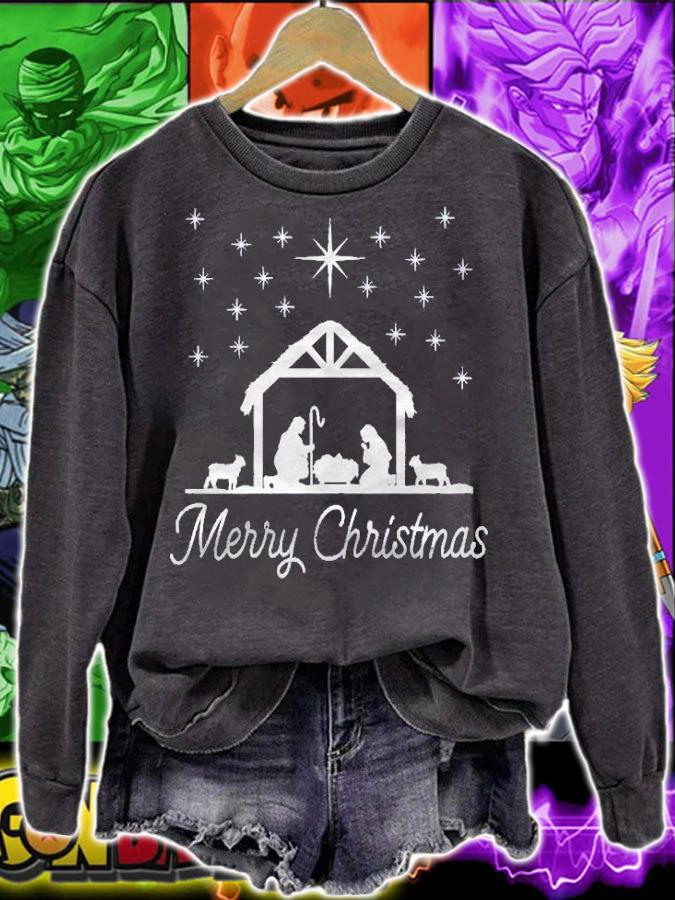 Christmas Nativity Costume Merry Christmas Christian Shirt sweatshirt