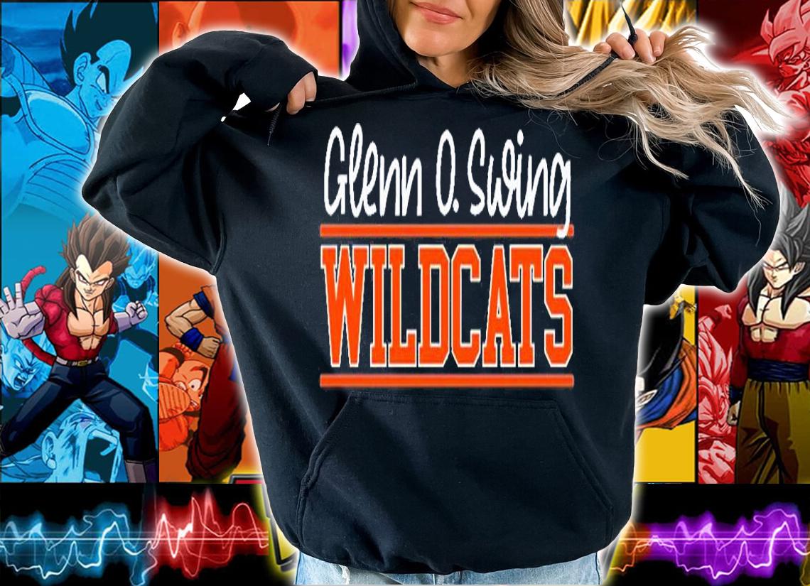 Glenn O Swing Wildcats Block Logo T-Shirt hoodie