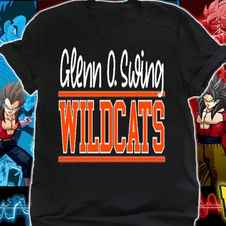 Glenn O Swing Wildcats Block Logo T-Shirt shirt