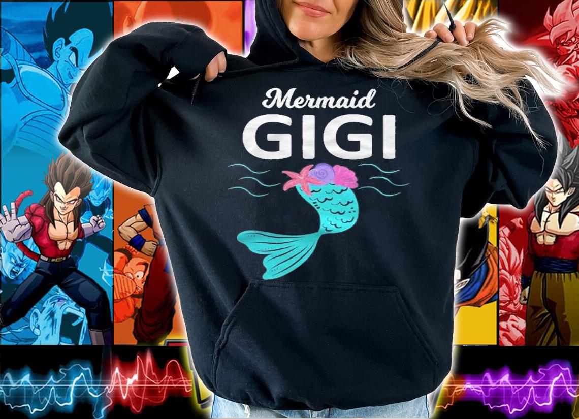 Mermaid Gigi Tee Funny Women Gigi Family Matching Birthday T-shirt