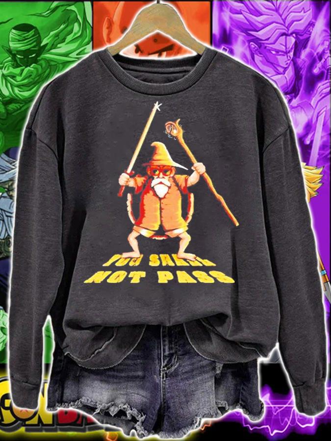 Dragon Ball Roshi You Shall Not Pass T-Shirt sweatshirt