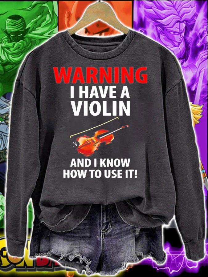 Funny Violinist Cool Shirt For Violin Players T-Shirt sweatshirt