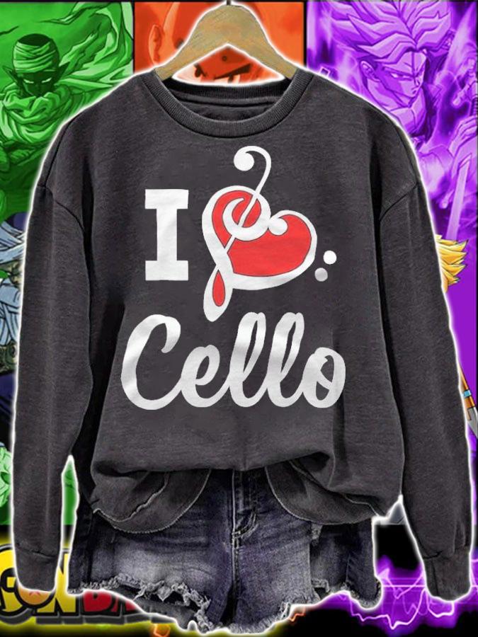 I love Cello T-shirt sweatshirt