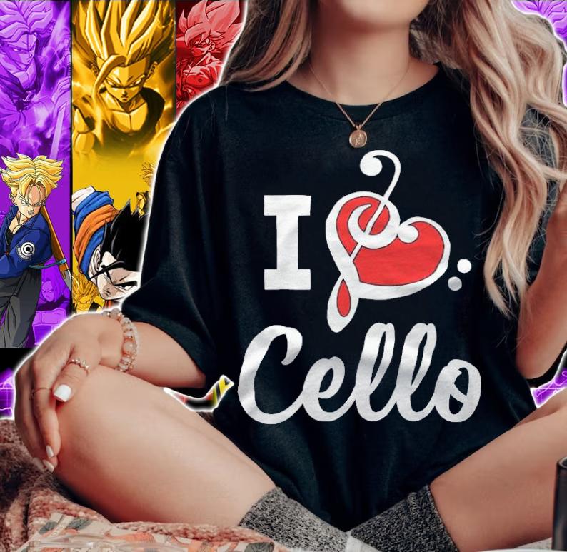 I love Cello T-shirt woman shirt