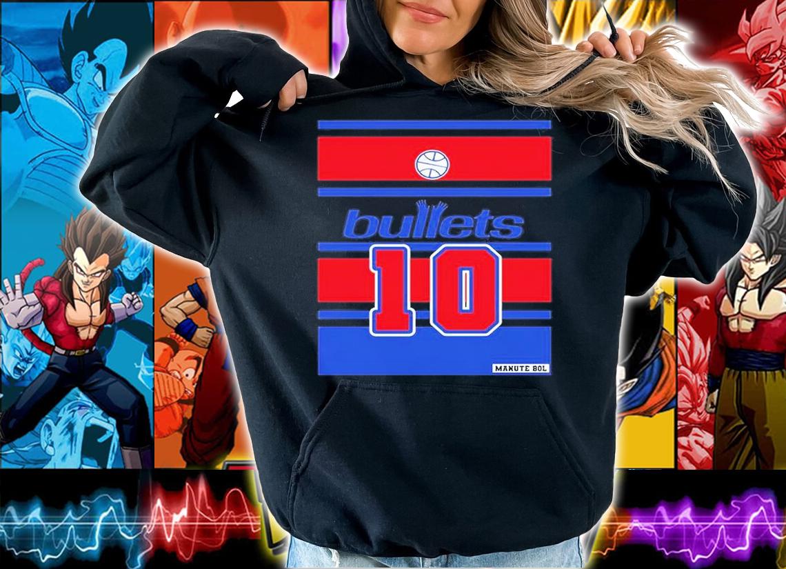Manute Bol Retro Style Bullets Jersey Fan Design T-Shirt hoodie