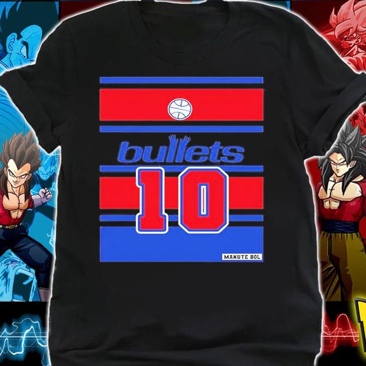 Manute Bol Retro Style Bullets Jersey Fan Design T-Shirt shirt