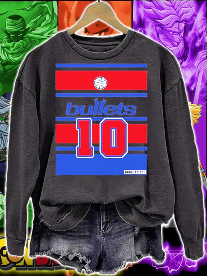 Manute Bol Retro Style Bullets Jersey Fan Design T-Shirt sweatshirt