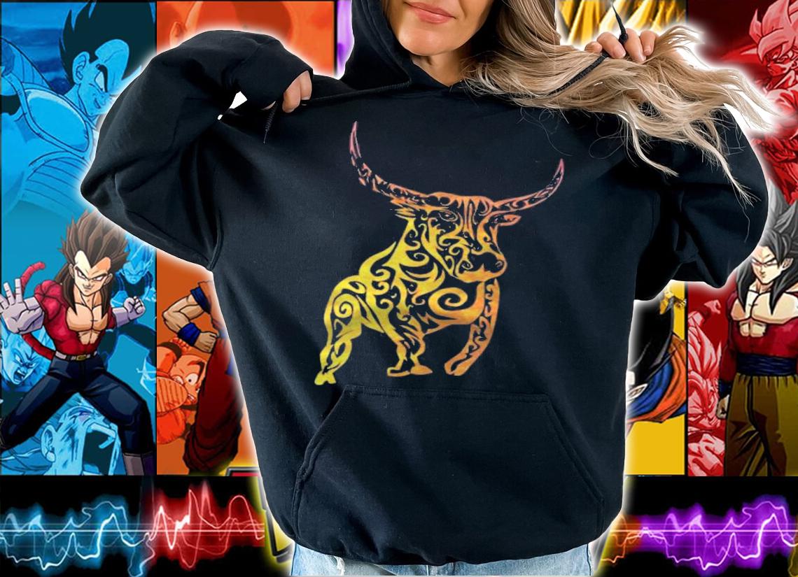 Tribal Bull Tattoo Design Taurus Zodiac Power Symbol Shirt hoodie