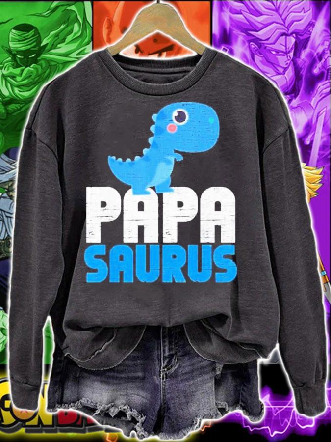 Daddy Papasaurus Family Father's Day Dinosaur Shirt sweatshirt