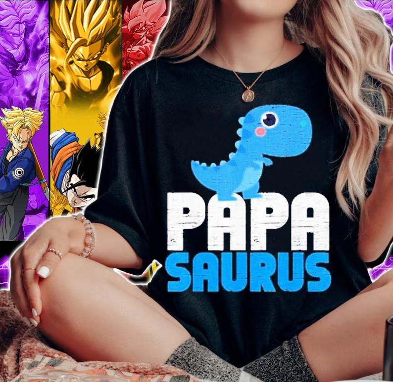 Daddy Papasaurus Family Father's Day Dinosaur Shirt woman shirt