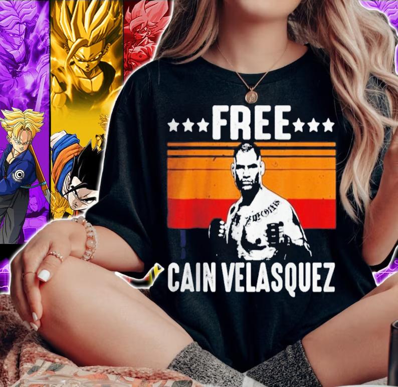 Free Cain Velasquez Retro Vintage Shirt