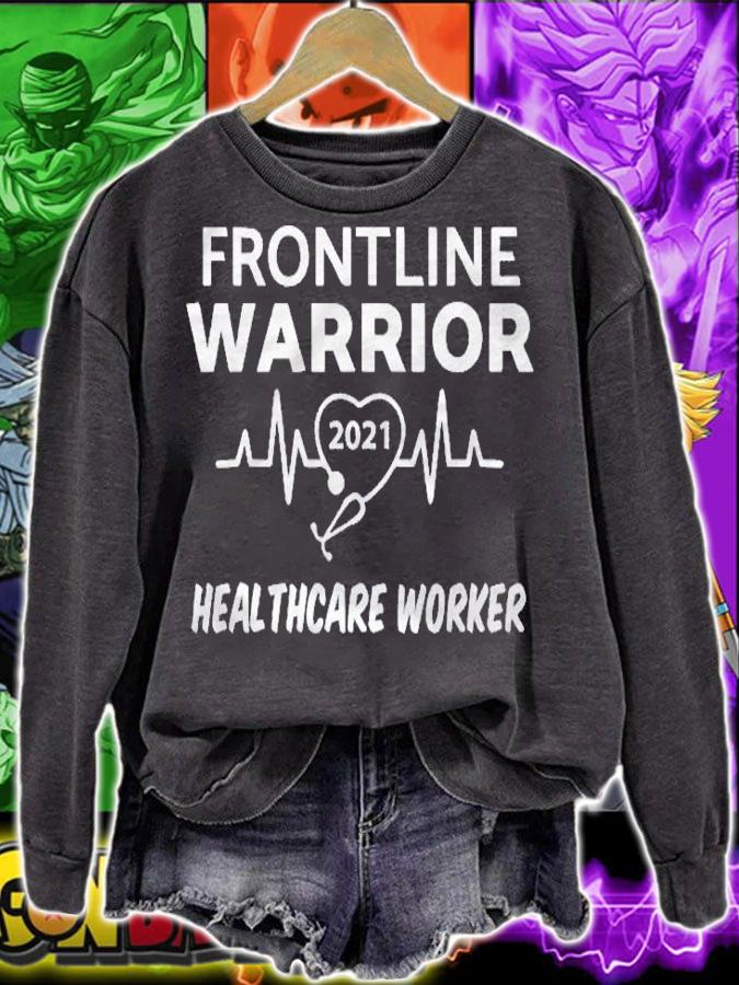 Frontline Warrior 2021 Healthcare Worker Shirt sweatshirt