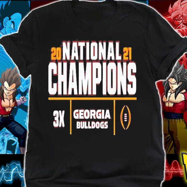 Georgia Bulldogs CFP 2021 National Champions Vintage Tri-Blend T-Shirt shirt