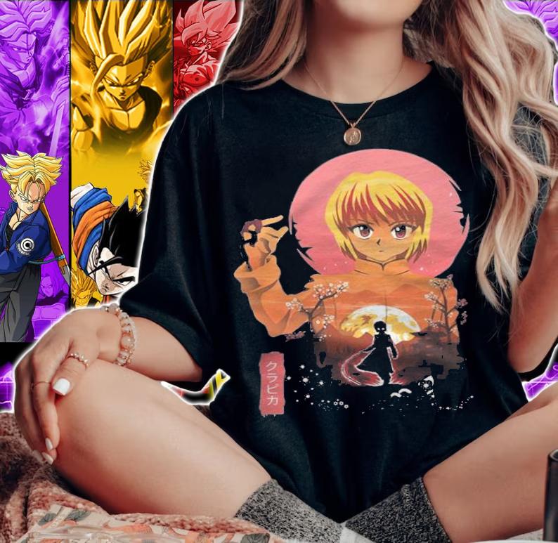 Hunter x Hunter Kurapika Japanese style T-shirt woman shirt
