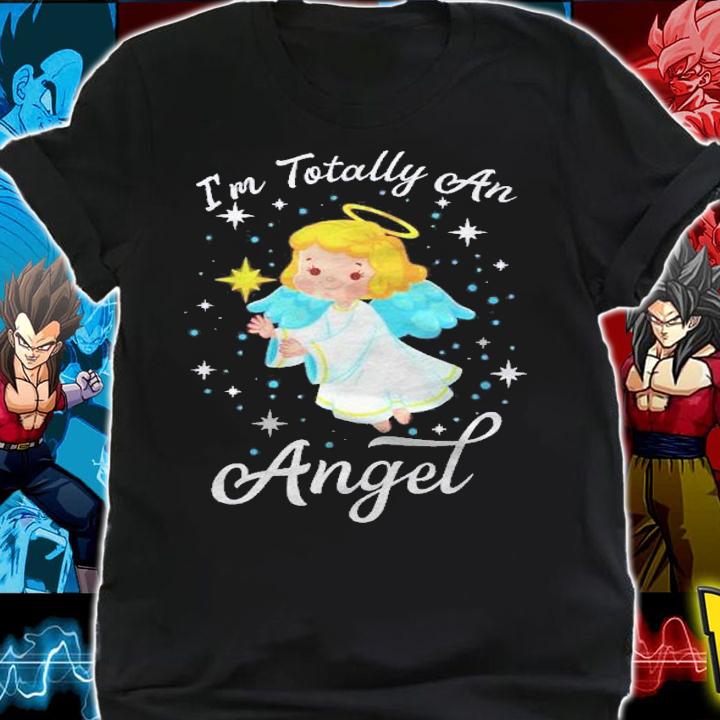 Im Totally An Angel Pun Christmas Joke Humor Pyjama Idea Shirt shirt