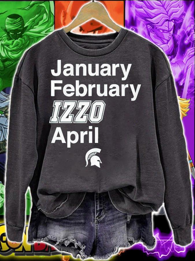 January February Izzo April Michigan State Basketball T-Shirt sweatshirt