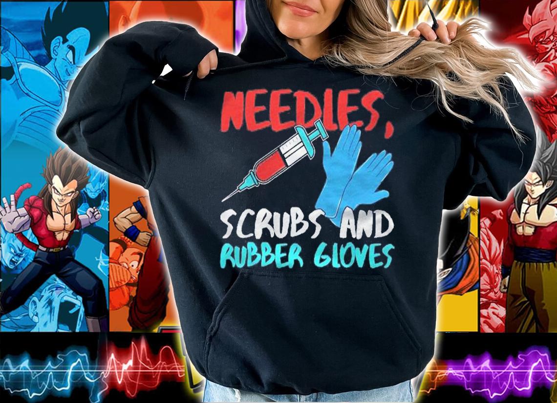 Needles Scrubs Rubber Gloves Phlebotomy Dialysis Technician Shirt hoodie