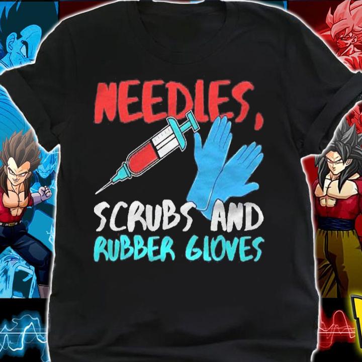 Needles Scrubs Rubber Gloves Phlebotomy Dialysis Technician Shirt shirt