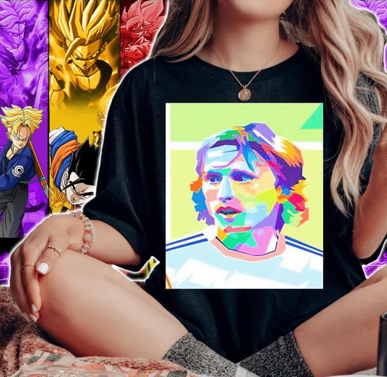 Real Madrid Luka Modric T-Shirt woman shirt