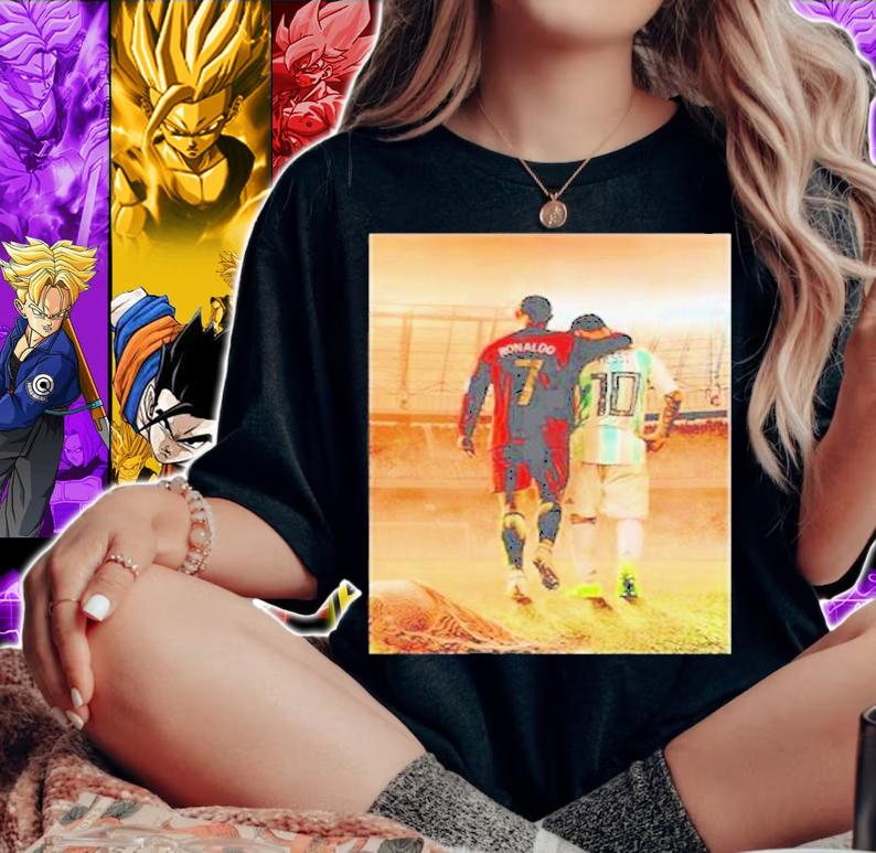 Ronaldo And Messi T-Shirt woman shirt