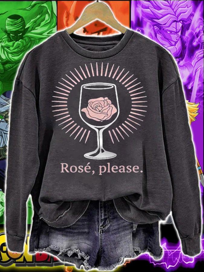 Ros Please Rose In Glasses Shirt