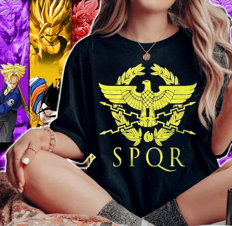 Spqr Senatus Populusque Romanus Ancient Roman Shirt woman shirt