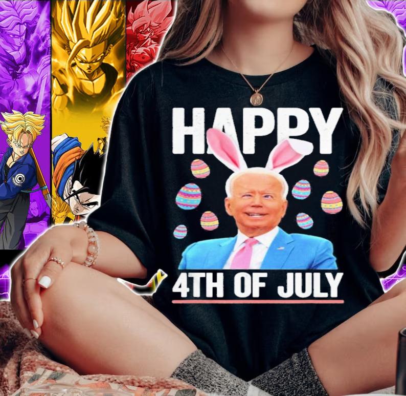 St Patrick's Day Happy 4th Of July Confused Funny Joe Biden Shirt woman shirt