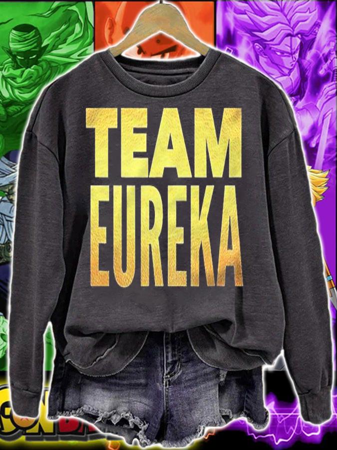 Team Eureka  Gold Lettering Effect Shirt sweatshirt