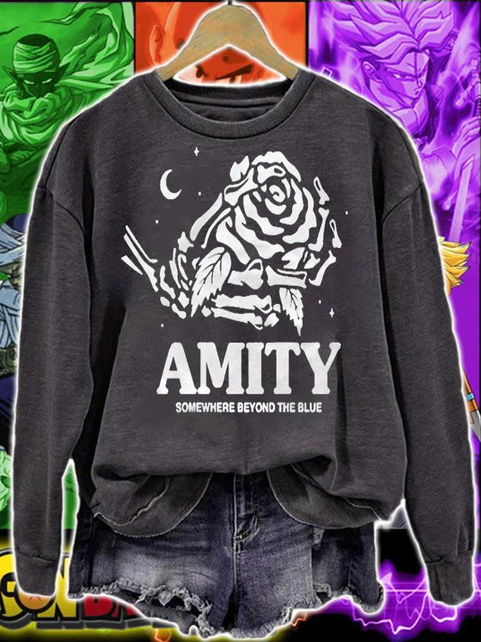 The Amity Affliction Amity somewhere beyond the blue rose T-shirt sweatshirt