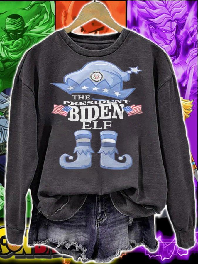 The President Biden Elf Matching Group Family T-Shirt sweatshirt