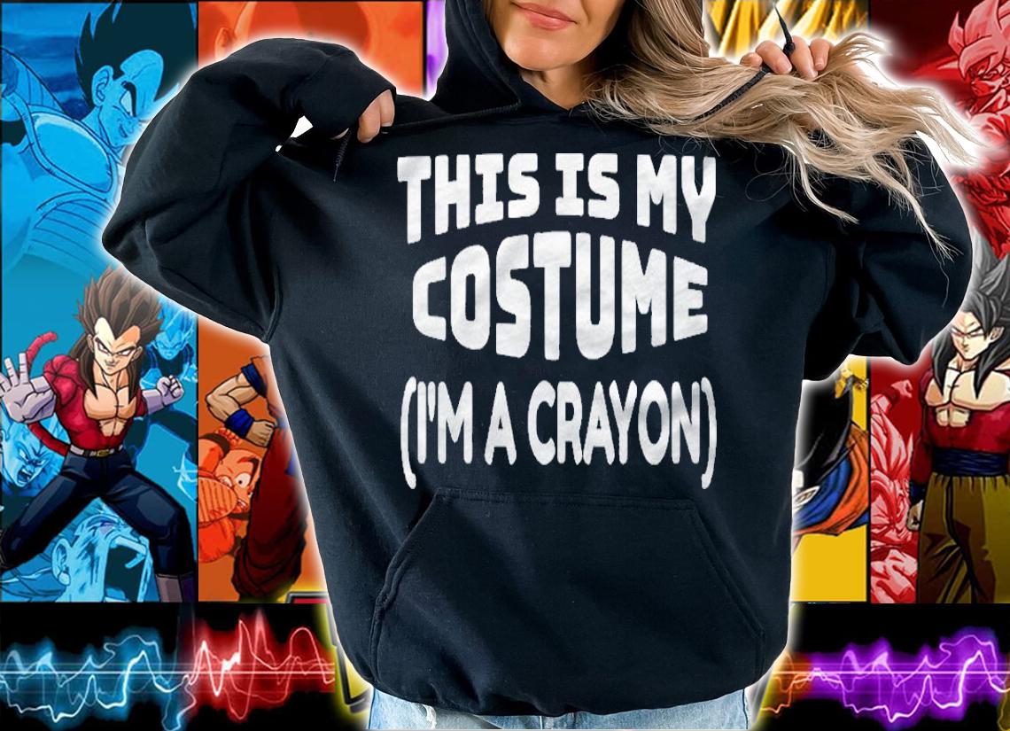 This Is My Costume Crayon Funny Teacher Halloween Costume Shirt