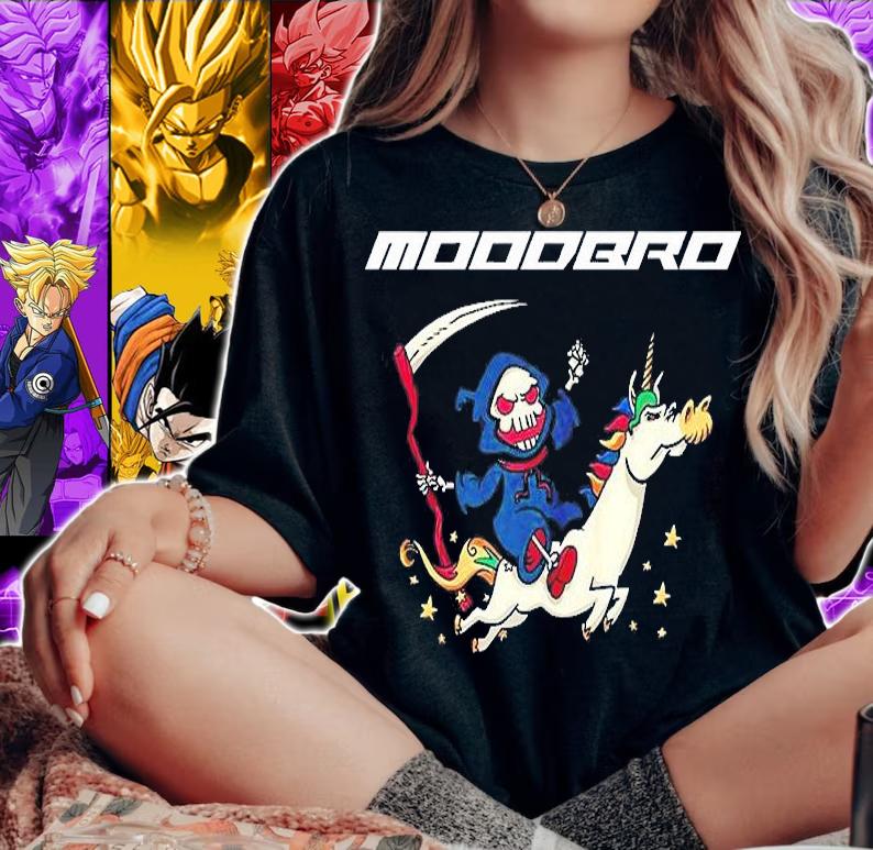 Unicorn White Death Funny Moodbro shirt woman shirt