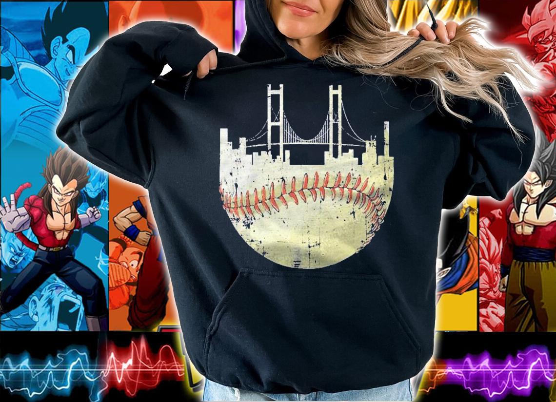Vintage San Francisco Skyline Womens Sf Baseball Shirt