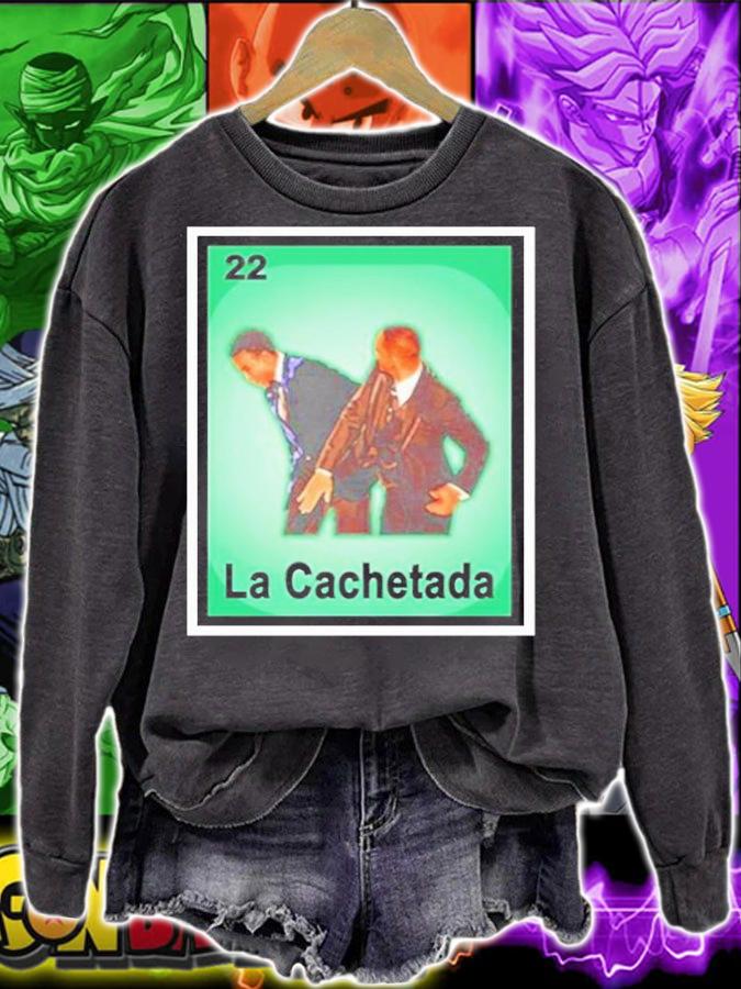 Will Smith Slaps Chris Rock La Cachetada Loteria T-Shirt sweatshirt