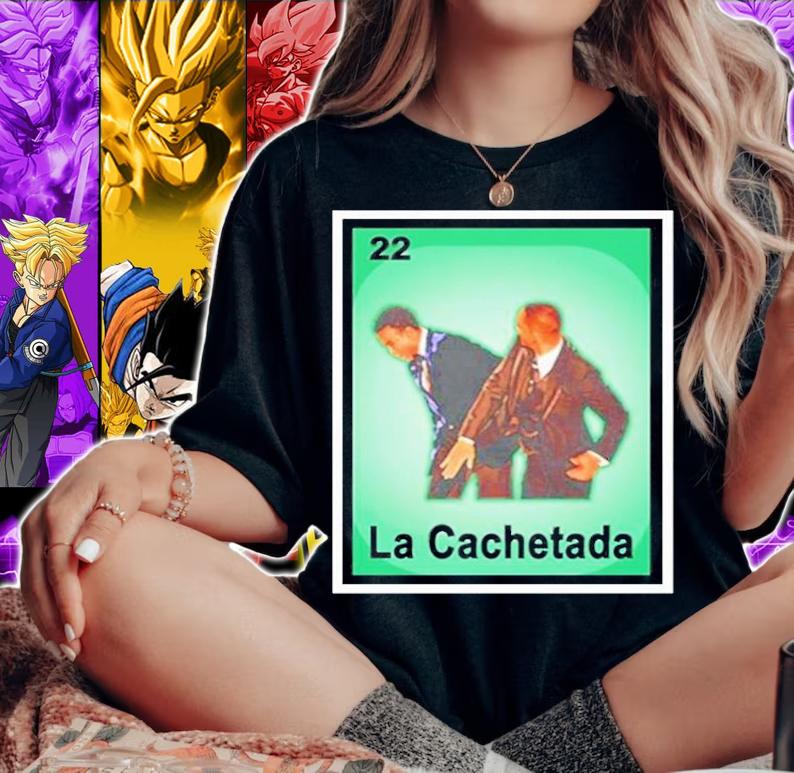 Will Smith Slaps Chris Rock La Cachetada Loteria T-Shirt woman shirt