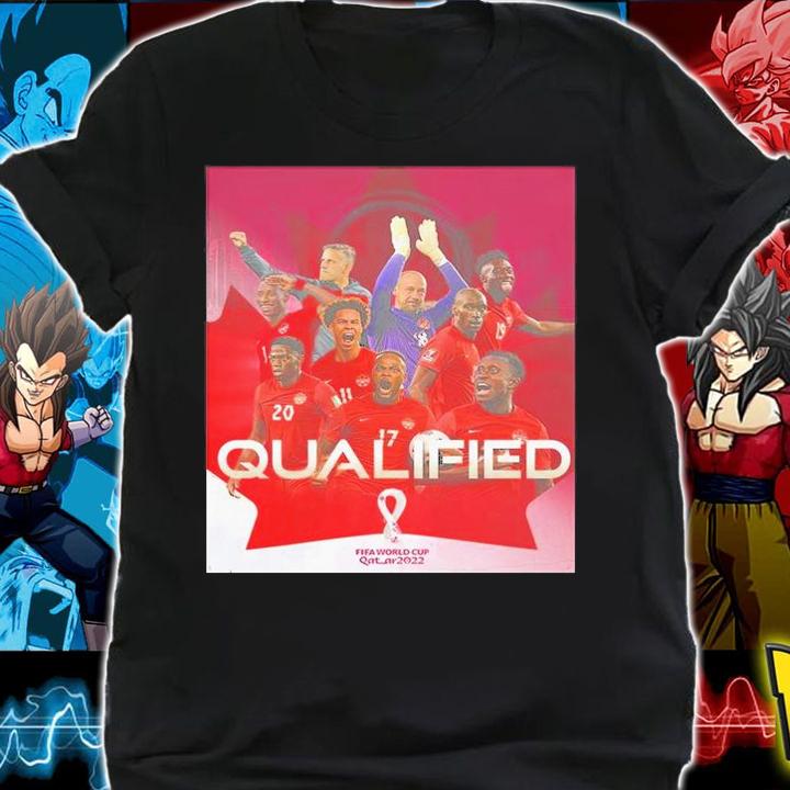 Canada 2022 Mens Qualified For The World Cup Poster T-Shirt shirt