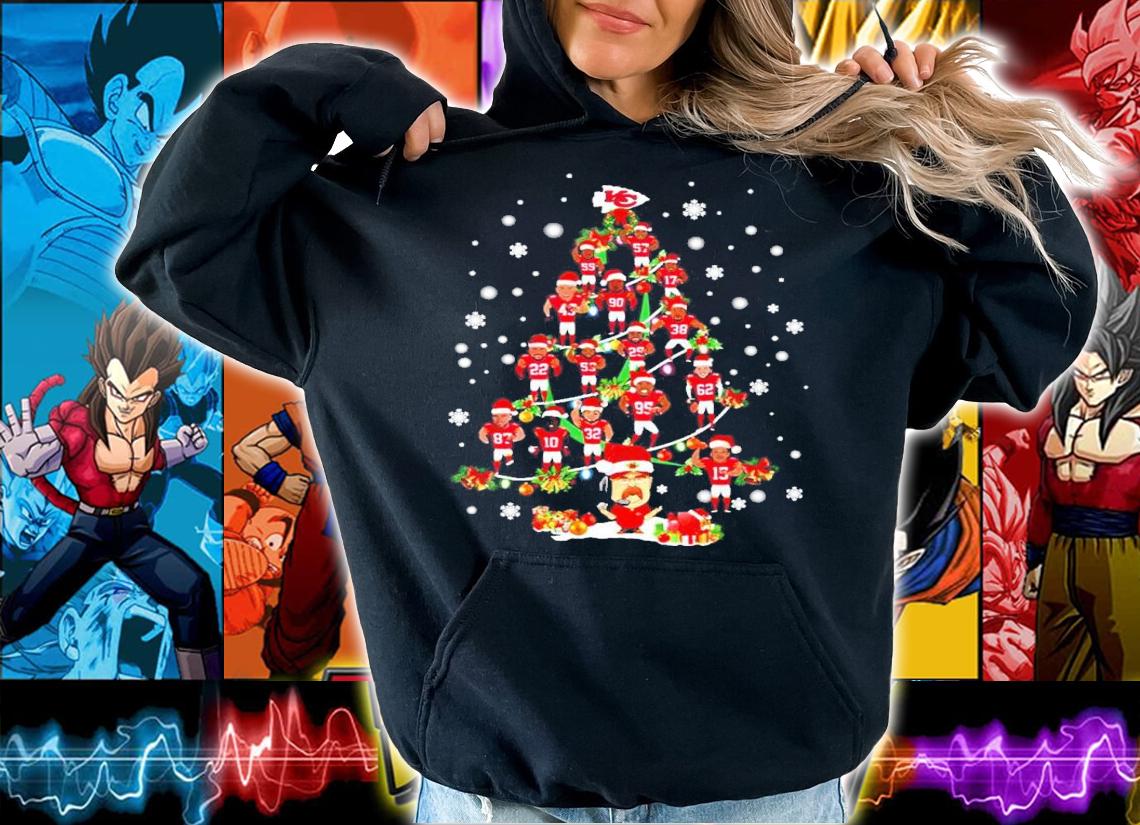 Kansas City Chiefs Football Team Christmas Tree Shirt hoodie