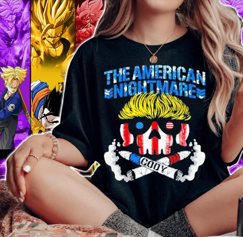 The American Nightmare Cody Rhodes Cigar Njpw Pro Wrestling Shirt woman shirt
